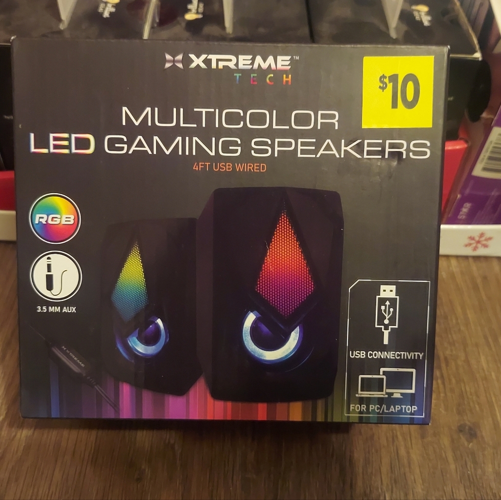Xtreme Tech Multicolor LED Gaming Speakers